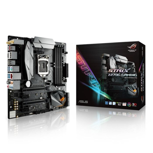 Материнская Плата Asus ROG STRIX Z270G GAMING DDR4 LGA1151 Материнская Плата Asus ROG STRIX Z270G GAMING DDR4 LGA1151