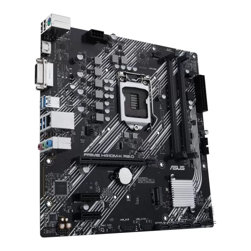 Материнская Плата Asus PRIME H410M-K R2.0 DDR4 DIMM LGA1200