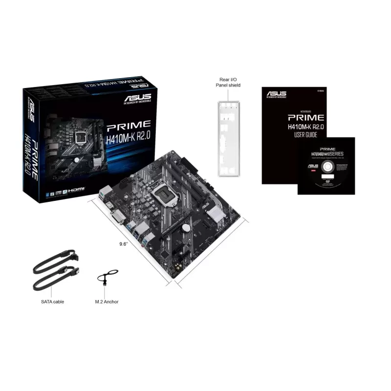Материнская Плата Asus PRIME H410M-K R2.0 DDR4 DIMM LGA1200