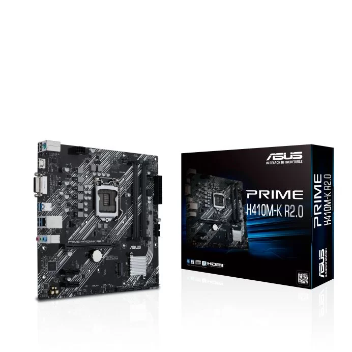 Материнская Плата Asus PRIME H410M-K R2.0 DDR4 DIMM LGA1200