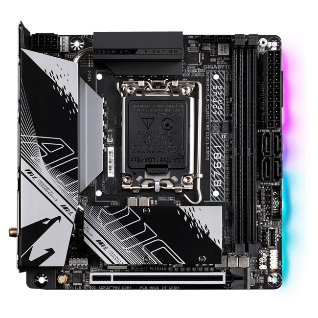 Материнская Плата Gigabyte B760I AORUS PRO DDR4 LGA1700