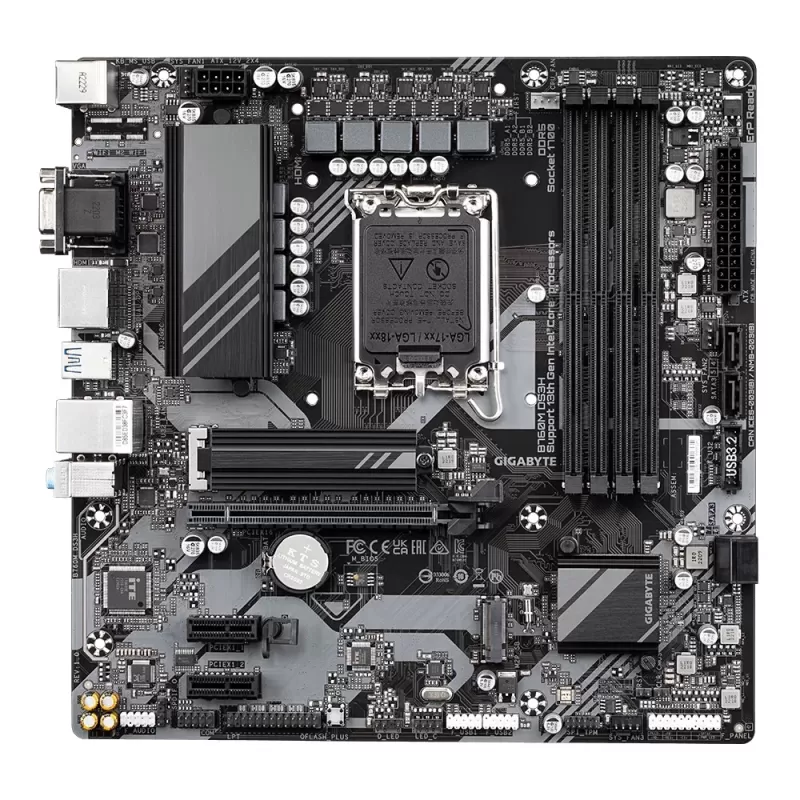 לוח אם Gigabyte B760M DS3H DDR5 DIMM LGA1700 - יבואן רשמי