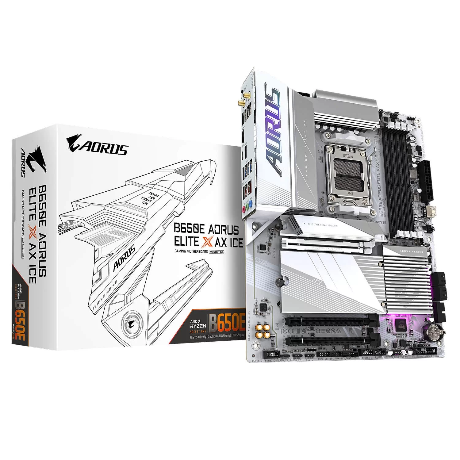 Motherboard Gigabyte B650E AORUS ELITE X AX ICE DDR5 DIMM AM5