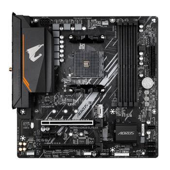 Материнская Плата Gigabyte B550M AORUS ELITE AX DDR4 AM4