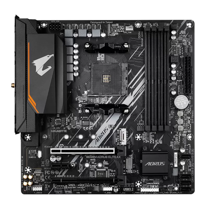Motherboard Gigabyte B550M AORUS ELITE AX DDR4 AM4