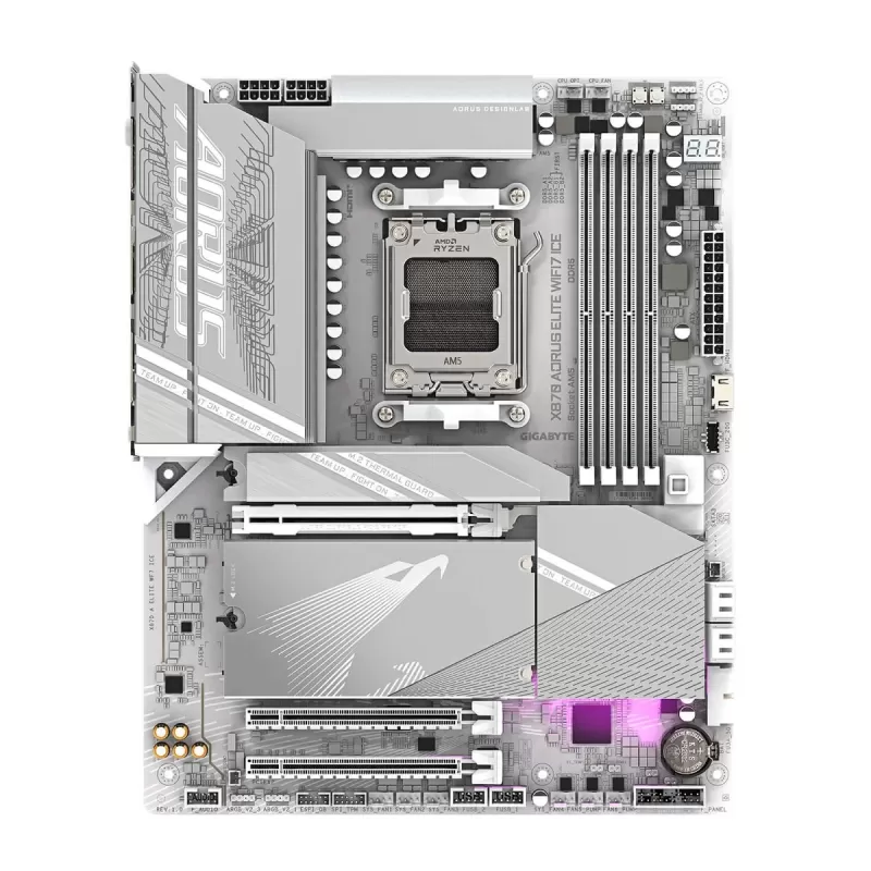 לוח אם Gigabyte X870 AORUS ELITE WIFI7 ICE DDR5 AM5