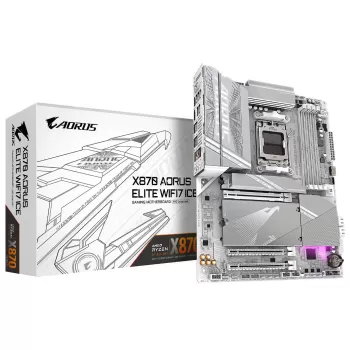Материнская Плата Gigabyte X870 AORUS ELITE WIFI7 ICE DDR5 AM5 Материнская Плата Gigabyte X870 AORUS ELITE WIFI7 ICE DDR5 AM5