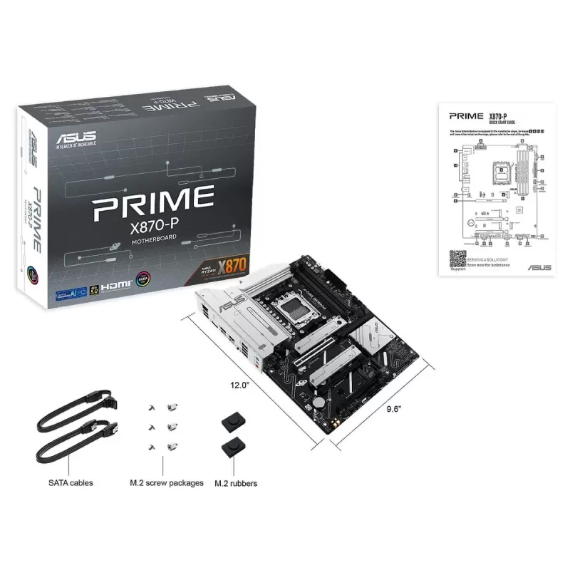 לוח אם Asus PRIME X870-P DDR5 AM5