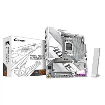 Материнская Плата Gigabyte B850M AORUS ELITE WIFI6E ICE DDR5 AM5 Материнская Плата Gigabyte B850M AORUS ELITE WIFI6E ICE DDR5 AM5
