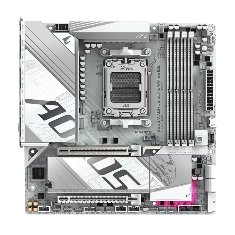 Материнская Плата Gigabyte B850M AORUS ELITE WIFI6E ICE DDR5 AM5