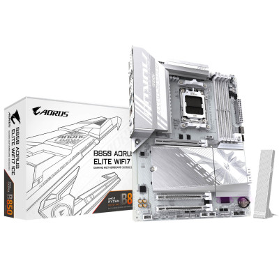 Материнская Плата Gigabyte B850 AORUS ELITE WIFI7 ICE DDR5 AM5 Материнская Плата Gigabyte B850 AORUS ELITE WIFI7 ICE DDR5 AM5