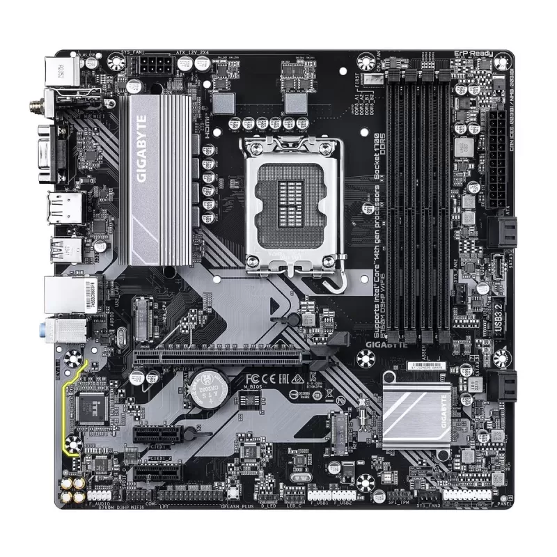 Материнская Плата Gigabyte B760M D3HP WiFi6 DDR5 LGA1700 Материнская Плата Gigabyte B760M D3HP WiFi6 DDR5 LGA1700