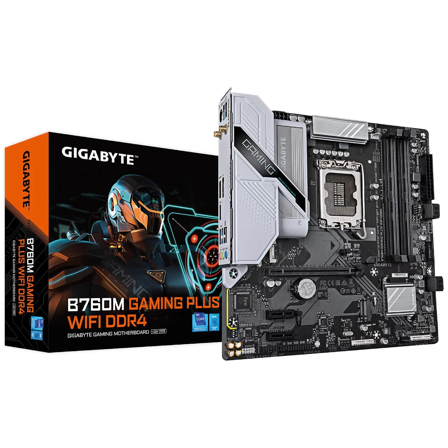Материнская Плата Gigabyte B760M GAMING PLUS WiFi DDR4 LGA1700