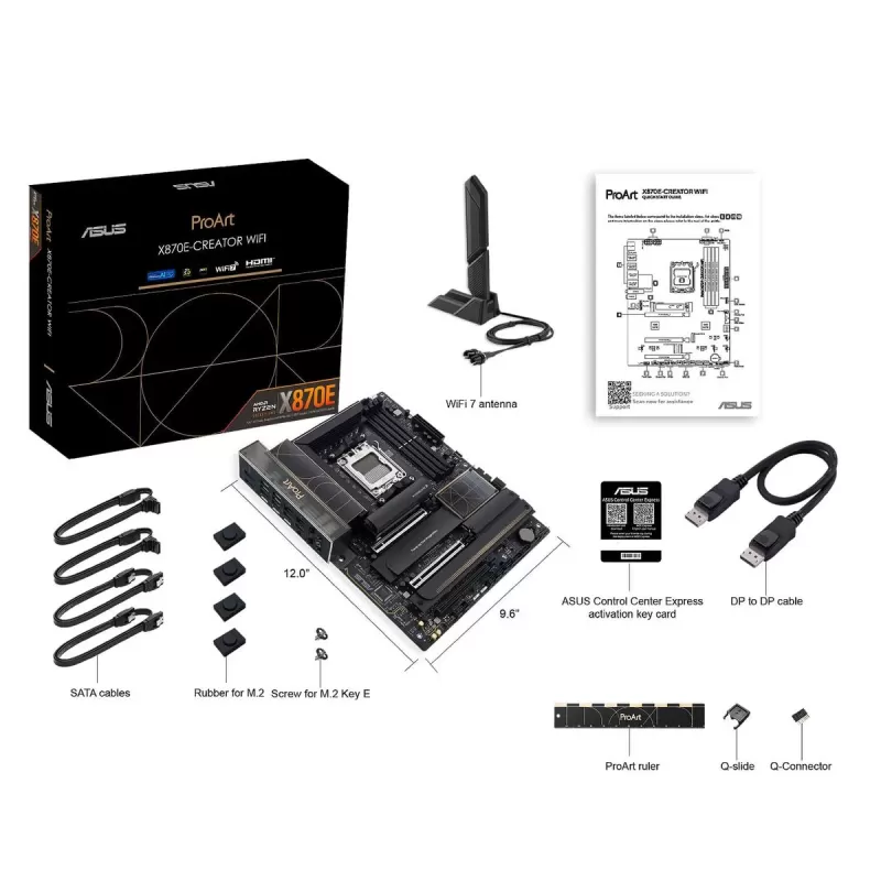 Материнская Плата Asus ProArt X870E-CREATOR WIFI DDR5 AM5