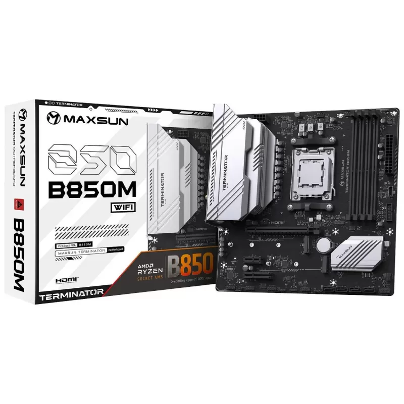 לוח אם MAXSUN Terminator B850M WiFi DDR5 AM5