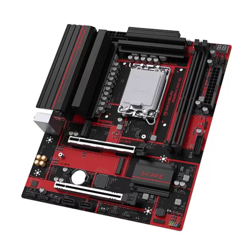 Материнская Плата MAXSUN B860M I-CAFE 5G DDR5 LGA1851 Материнская Плата MAXSUN B860M I-CAFE 5G DDR5 LGA1851