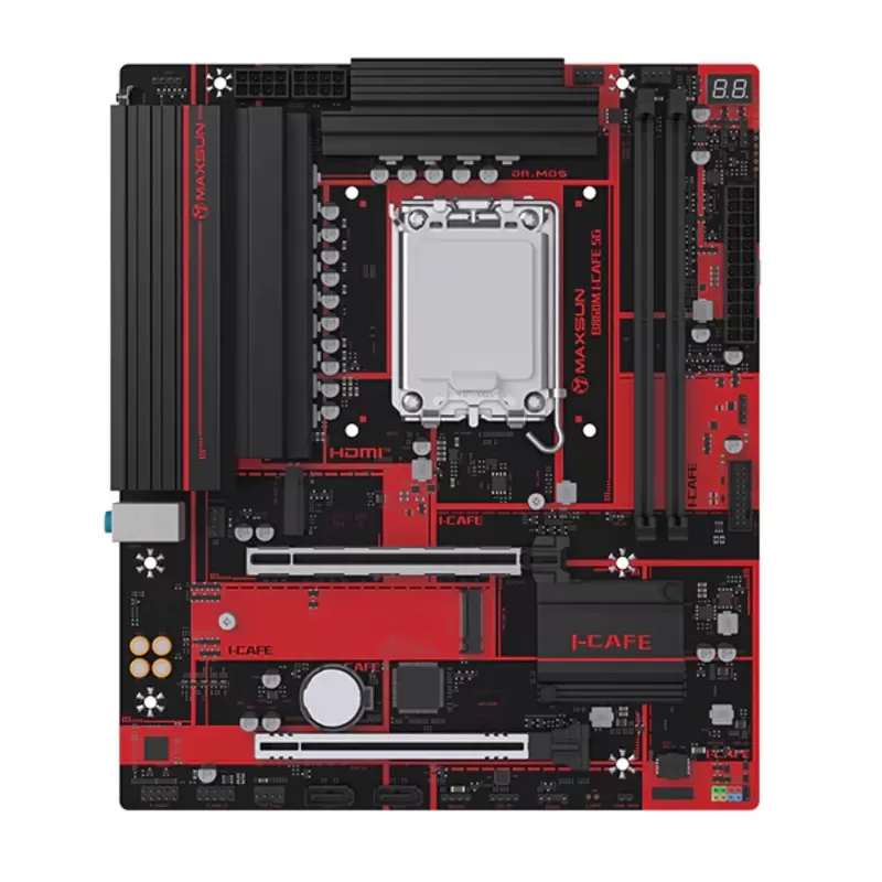 Материнская Плата MAXSUN B860M I-CAFE 5G DDR5 LGA1851 Материнская Плата MAXSUN B860M I-CAFE 5G DDR5 LGA1851