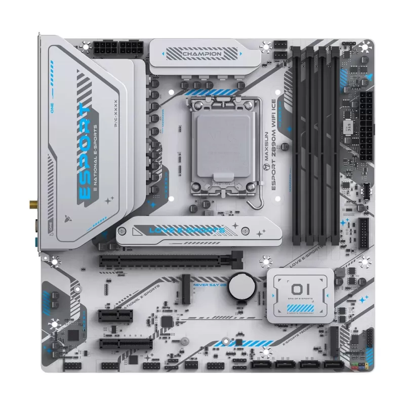 לוח אם MAXSUN eSport Z890M WiFi ICE DDR5 LGA1851