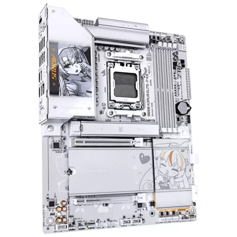 לוח אם Gigabyte B850 AORUS ELITE-P ICE DDR5 AM5