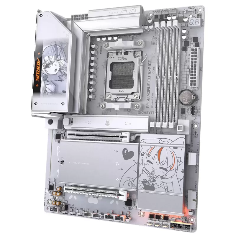 לוח אם Gigabyte B850 AORUS ELITE-P ICE DDR5 AM5