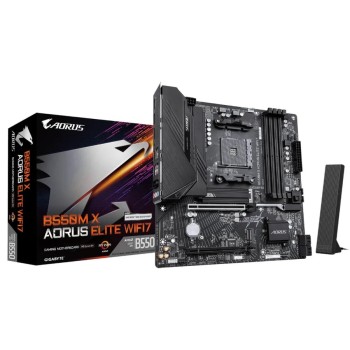 לוח אם Gigabyte B550M X AORUS ELITE WIFI7 DDR4 AM4 - יבואן רשמי