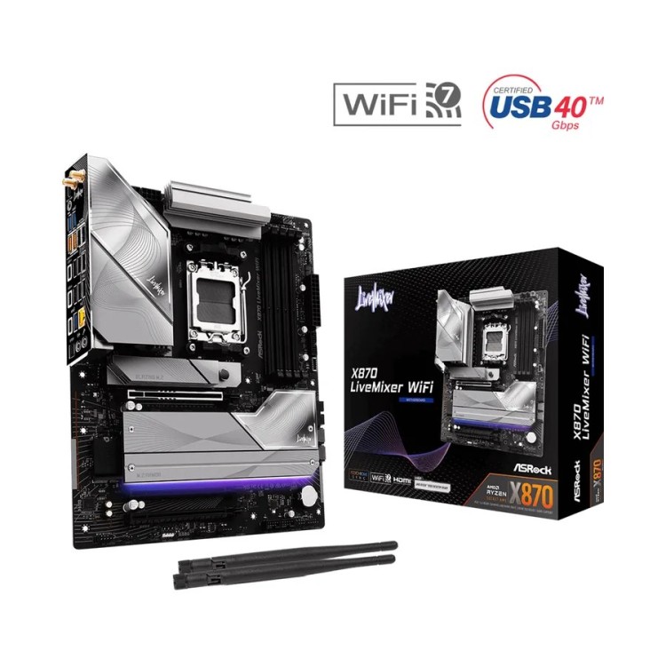 לוח אם ASRock X870 LiveMixer WiFi