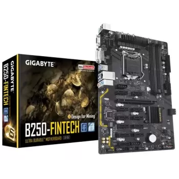 Motherboard Gigabyte GA-B250-FinTech DDR4 LGA1151 - official importer Motherboard Gigabyte GA-B250-FinTech DDR4 LGA1151 - official importer