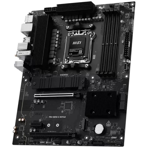 לוח אם MSI PRO B850-S WIFI6E DDR5 AM5 לוח אם MSI PRO B850-S WIFI6E DDR5 AM5