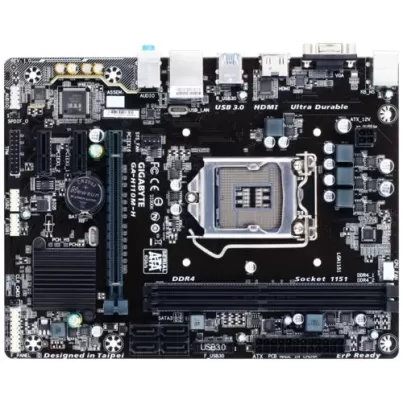 לוח אם Gigabyte GA-H110M-H DDR4 LGA1151 - יבואן רשמי