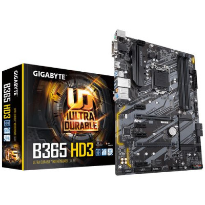 לוח אם Gigabyte B365 HD3 DDR4 LGA1151 לוח אם Gigabyte B365 HD3 DDR4 LGA1151