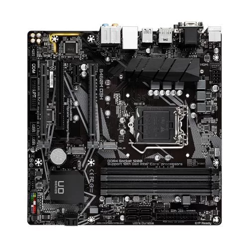 לוח אם Gigabyte B460M D3H DDR4 LGA1200 - יבואן רשמי