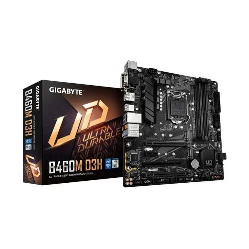 לוח אם Gigabyte B460M D3H DDR4 LGA1200 - יבואן רשמי
