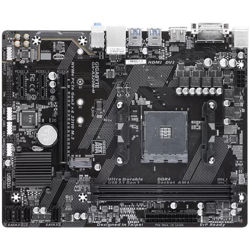 לוח אם Gigabyte GA-A320M-H DDR4 AM4 - יבואן רשמי