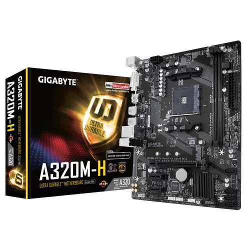 לוח אם Gigabyte GA-A320M-H DDR4 AM4 - יבואן רשמי
