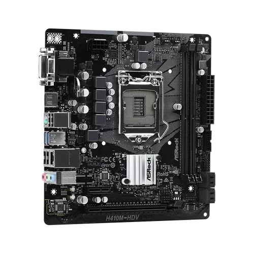 לוח אם ASRock H410M-HDV DDR4 LGA1200
