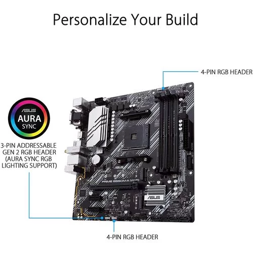 לוח אם Asus PRIME B550M-A (WI-FI) DDR4 AM4