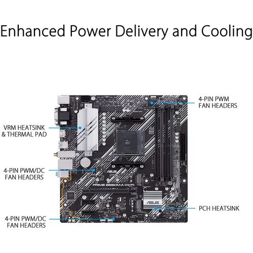 לוח אם Asus PRIME B550M-A (WI-FI) DDR4 AM4