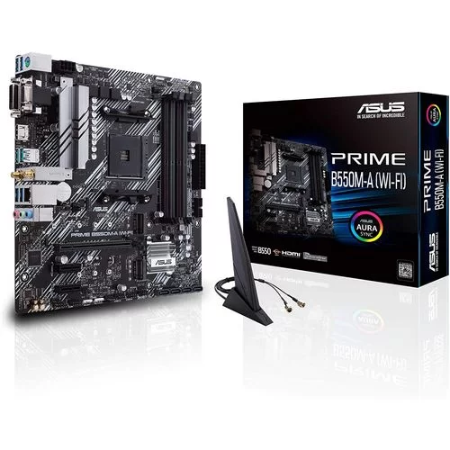 לוח אם Asus PRIME B550M-A (WI-FI) DDR4 AM4