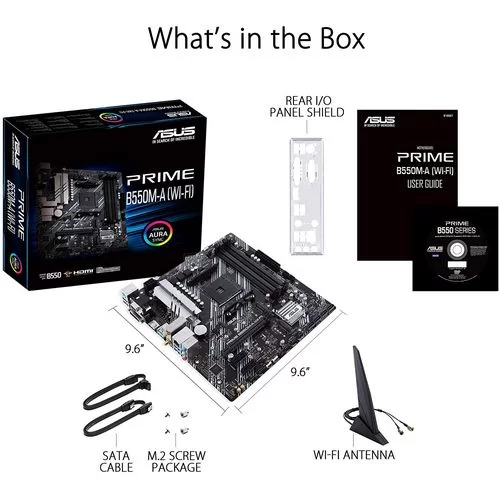 לוח אם Asus PRIME B550M-A (WI-FI) DDR4 AM4