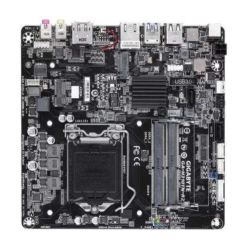 לוח אם Gigabyte GA-H310TN-R2 DDR4 LGA1151 - יבואן רשמי לוח אם Gigabyte GA-H310TN-R2 DDR4 LGA1151 - יבואן רשמי