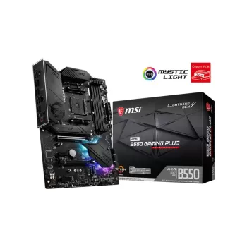 Материнская Плата MSI MPG B550 GAMING PLUS DDR4 AM4 Материнская Плата MSI MPG B550 GAMING PLUS DDR4 AM4