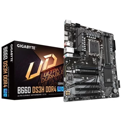 לוח אם Gigabyte B660 DS3H DDR4 DDR4 DIMM LGA1700
