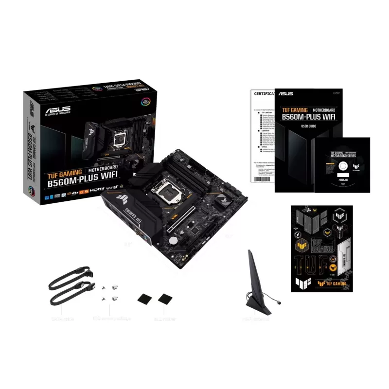 Материнская Плата Asus TUF GAMING B560M-PLUS WIFI DDR4 LGA1200