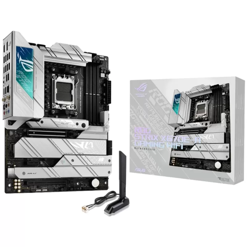 לוח אם Asus ROG STRIX X670E-A GAMING WIFI DDR5 DIMM AM5 לוח אם Asus ROG STRIX X670E-A GAMING WIFI DDR5 DIMM AM5