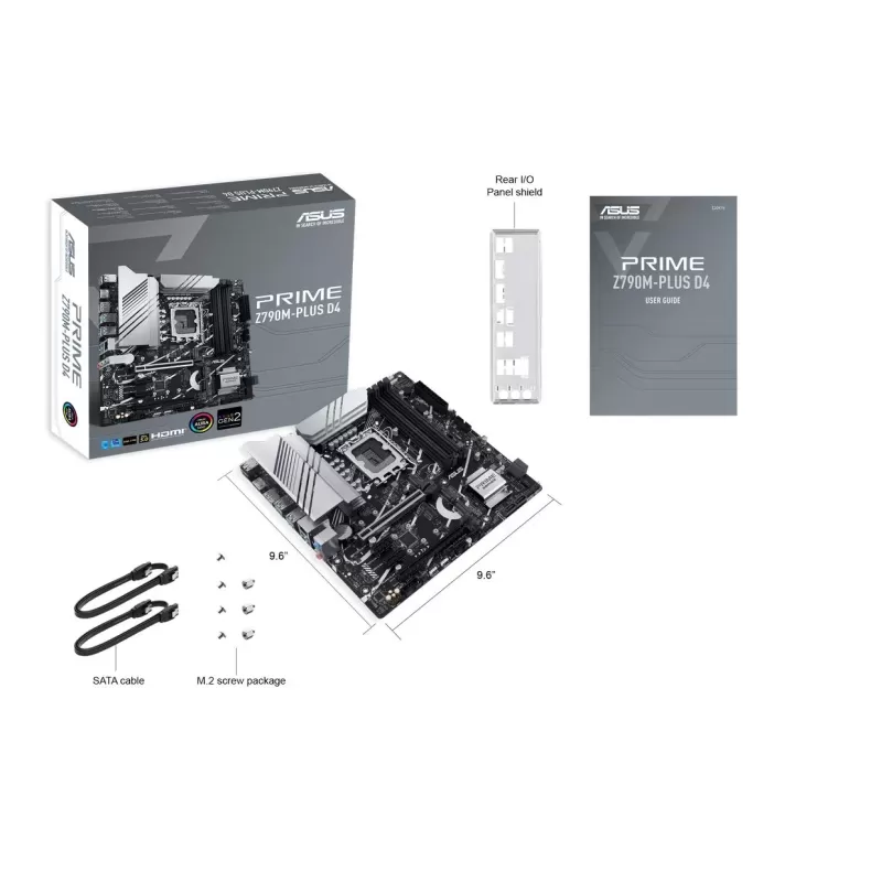 לוח אם Asus PRIME Z790M-PLUS D4 DDR4 DIMM LGA1700