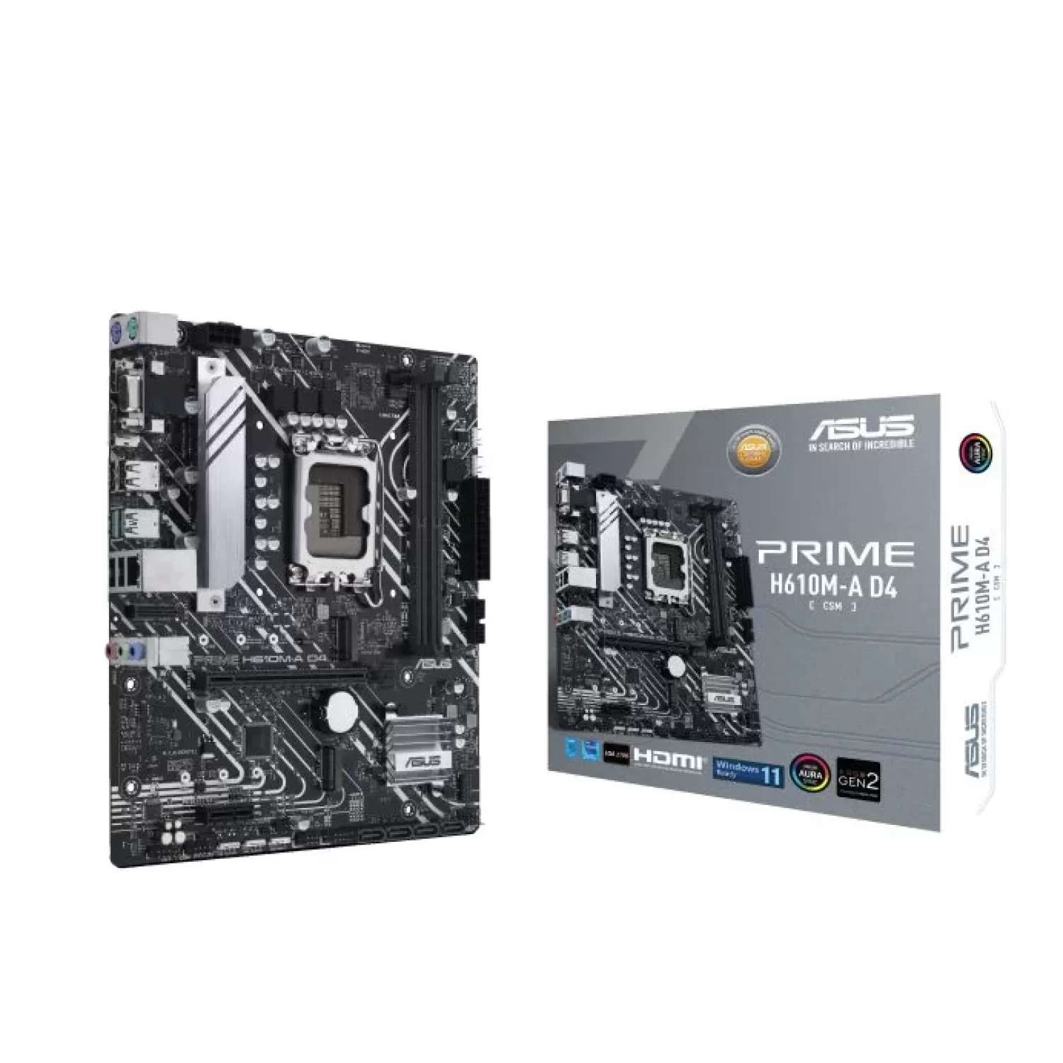 Motherboard Asus PRIME H610M-A D4-CSM DDR4 DIMM LGA1700