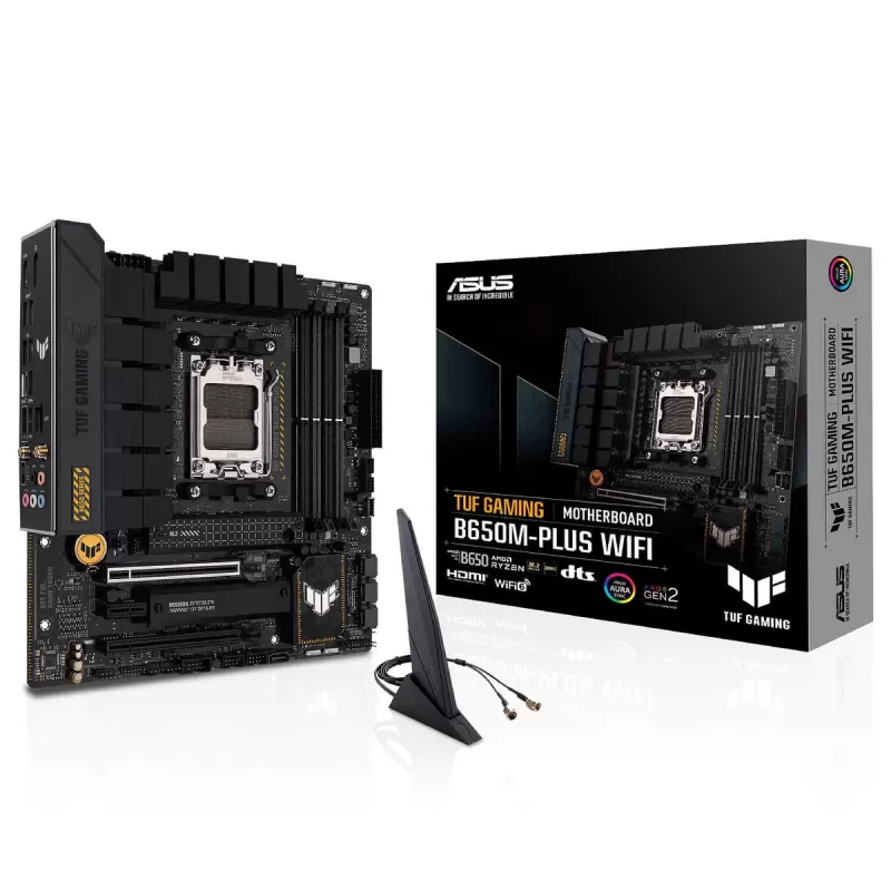 Материнская Плата Asus TUF GAMING B650M-PLUS WIFI DDR5 DIMM AM5