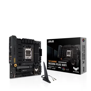 לוח אם Asus TUF GAMING B650M-PLUS WIFI DDR5 DIMM AM5 לוח אם Asus TUF GAMING B650M-PLUS WIFI DDR5 DIMM AM5