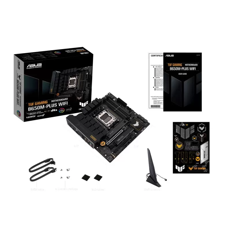 Материнская Плата Asus TUF GAMING B650M-PLUS WIFI DDR5 DIMM AM5