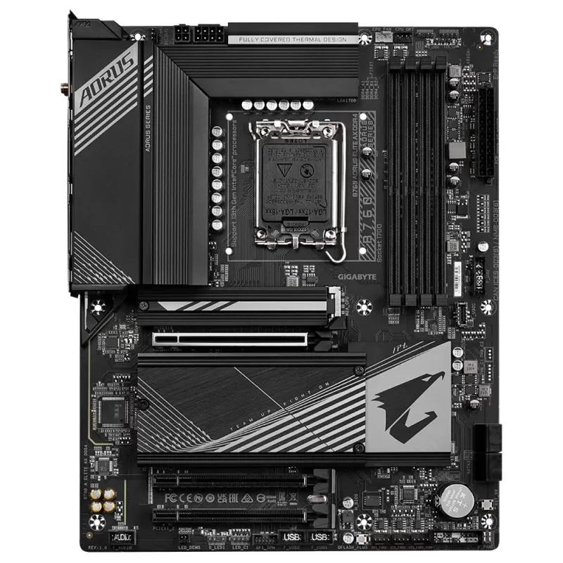 לוח אם Gigabyte B760 AORUS ELITE AX DDR4 DDR4 DIMM LGA1700 - יבואן רשמי